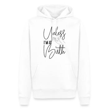 LD Labour And Delivery Nurse - Men’s Premium Organic Hoodie - white - Front - Nico (187cm)
