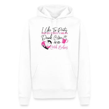 LD Labour And Delivery Nurse - Men’s Premium Organic Hoodie - white - Front - Nico (187cm)