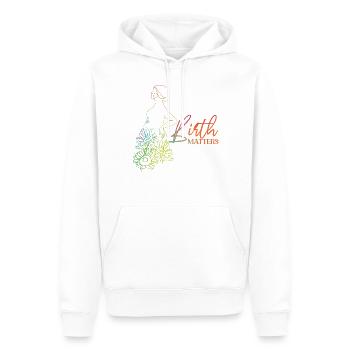 LD Labour And Delivery Nurse - Men’s Premium Organic Hoodie - white - Front - Nico (187cm)