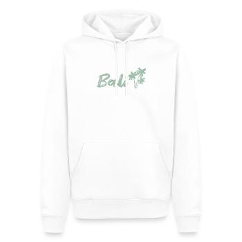 Bali - Männer Premium Bio Hoodie - Weiß - Vorne - Nico (187cm)