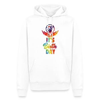 LD Labour And Delivery Nurse - Men’s Premium Organic Hoodie - white - Front - Nico (187cm)