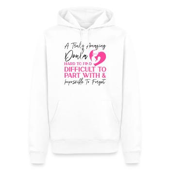 Doula Birth Worker A Truly Amazing - Männer Premium Bio Hoodie - Weiß - Vorne - Nico (187cm)
