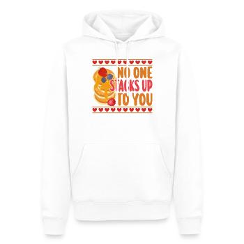 Pancake Lover Kids Valentines Day - Männer Premium Bio Hoodie - Weiß - Vorne - Nico (187cm)