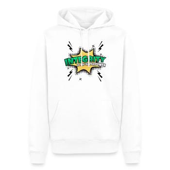 Integrität Ist Meine Superkraft Eigenschaft - Männer Premium Bio Hoodie - Weiß - Vorne - Nico (187cm)