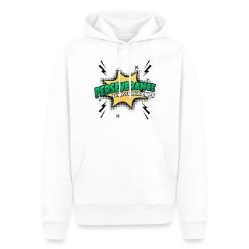 Ausdauer Ist Meine Superkraft Eigenschaft - Männer Premium Bio Hoodie - Weiß - Vorne - Nico (187cm)