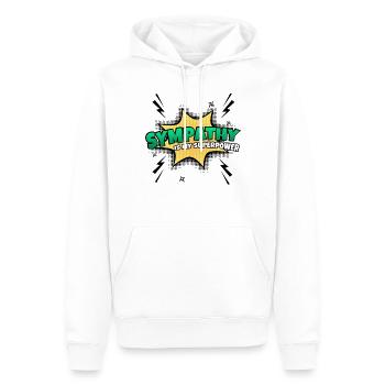 Mitgefühl Ist Meine Superkraft Eigenschaft - Männer Premium Bio Hoodie - Weiß - Vorne - Nico (187cm)