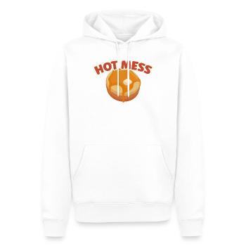Pancake Lover Kids Chaud Mess - Sweat à capuche Premium bio Homme - blanc - Devant - Nico (187cm)