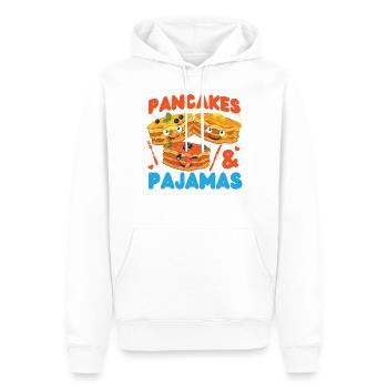 Pancake Lover Kids Pancakes & - Männer Premium Bio Hoodie - Weiß - Vorne - Nico (187cm)
