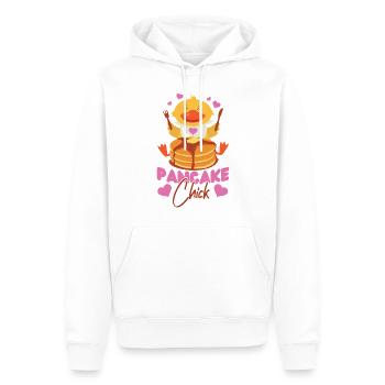 Pancake Lover Kids Chicken Girl - Männer Premium Bio Hoodie - Weiß - Vorne - Nico (187cm)