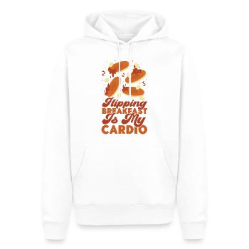 Pancake Lover Kids Flipping - Männer Premium Bio Hoodie - Weiß - Vorne - Nico (187cm)