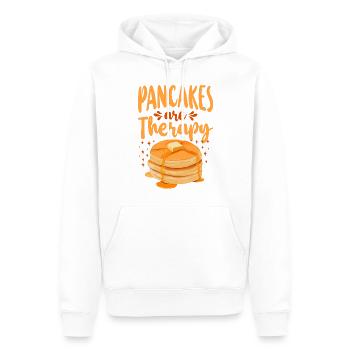 Les crêpes pour enfants amateurs de crêpes sont - Sweat à capuche Premium bio Homme - blanc - Devant - Nico (187cm)