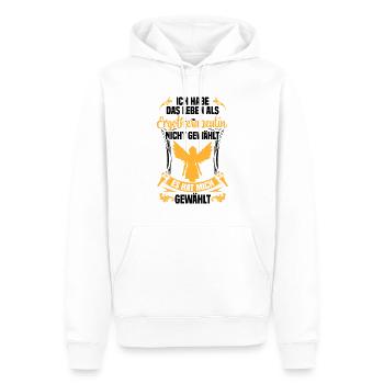 La vie d’ergothérapeute Ergothérapie - Sweat à capuche Premium bio Homme - blanc - Devant - Nico (187cm)