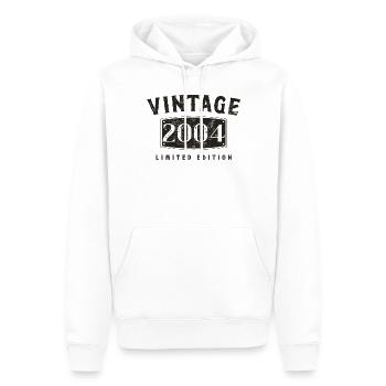 Geburtstag 2004 Limited Edition Vintage 2004 - Männer Premium Bio Hoodie - Weiß - Vorne - Nico (187cm)