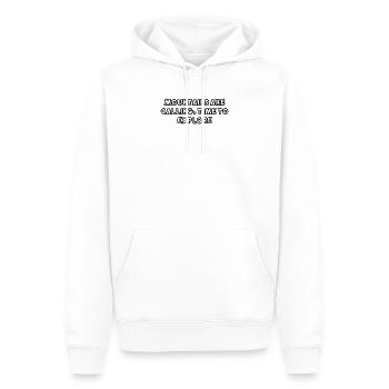 Hiking - Mountains are calling, time to explore - Men’s Premium Organic Hoodie - white - Front - Nico (187cm)