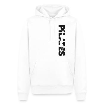 Instructeur de Pilates Professeur de Pilates - Sweat à capuche Premium bio Homme - blanc - Devant - Nico (187cm)