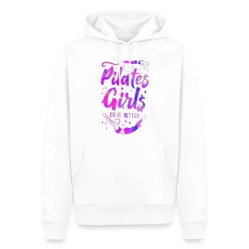 Pilates Instructor Teacher Pilates - Männer Premium Bio Hoodie - Weiß - Vorne - Nico (187cm)