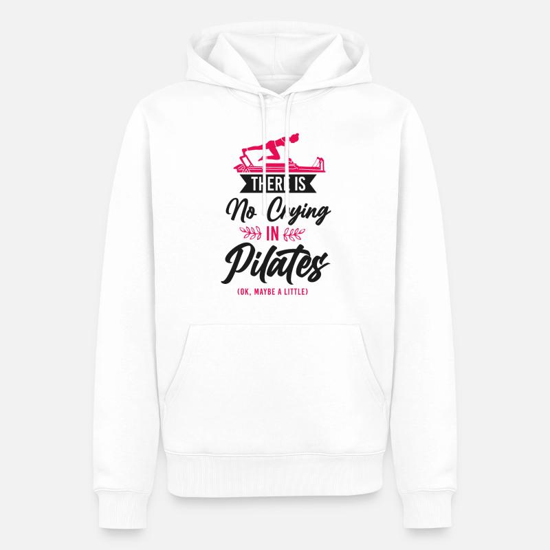 Pilates Instructor Teacher There - Männer Premium Bio Hoodie - Weiß