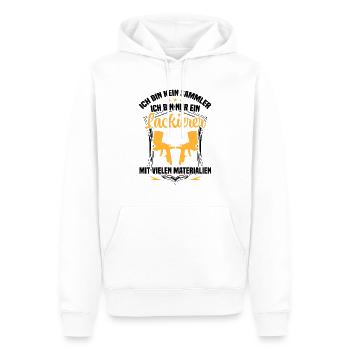 Vehicle painter is not a collector car painter - Men’s Premium Organic Hoodie - white - Front - Nico (187cm)