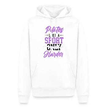 Pilates Instructor Teacher Pilates - Männer Premium Bio Hoodie - Weiß - Vorne - Nico (187cm)