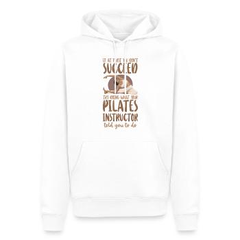 Pilates Instructor Teacher If At - Männer Premium Bio Hoodie - Weiß - Vorne - Nico (187cm)