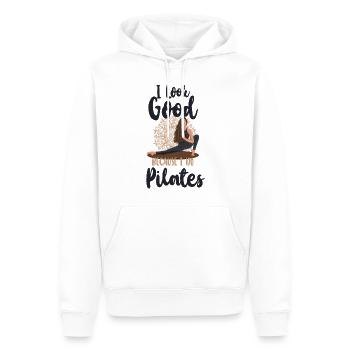 Pilates Instructor Teacher I Look - Männer Premium Bio Hoodie - Weiß - Vorne - Nico (187cm)