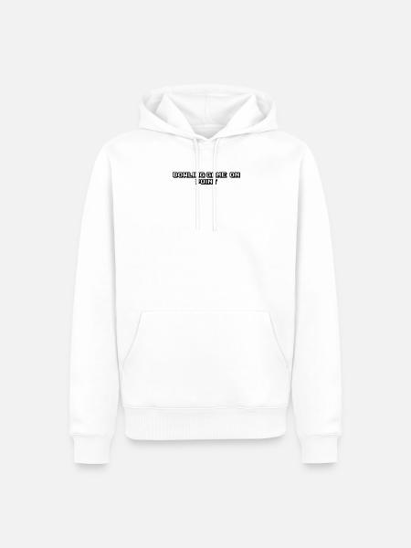 Bowling - Bowling game, on point - Men’s Premium Organic Hoodie - white