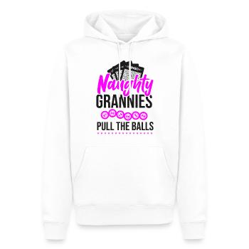 Bingo Player Grandma Naughty - Männer Premium Bio Hoodie - Weiß - Vorne - Nico (187cm)