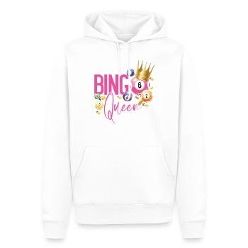 Bingo Player Queen Bingo Queen - Männer Premium Bio Hoodie - Weiß - Vorne - Nico (187cm)