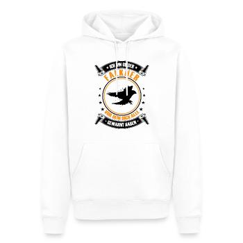 Ich bin dieser Falkner Beizjagd Falknerei - Männer Premium Bio Hoodie - Weiß - Vorne - Nico (187cm)