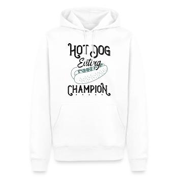 Hot Dog Adult Hot Dog Eating - Men’s Premium Organic Hoodie - white - Front - Nico (187cm)