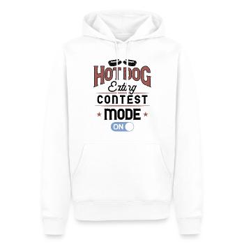 Hot Dog Adult Hot Dog Eating - Men’s Premium Organic Hoodie - white - Front - Nico (187cm)