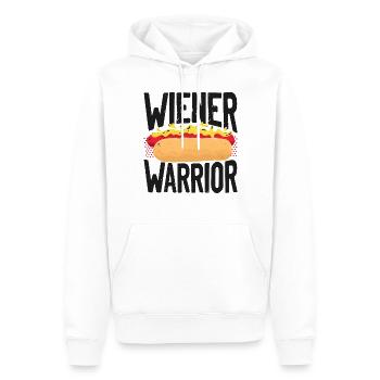 Hot Dog Adult Humor Pun Naughty - Männer Premium Bio Hoodie - Weiß - Vorne - Nico (187cm)