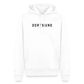 Dortmund Meine Stadt - Männer Premium Bio Hoodie - Weiß - Vorne - Nico (187cm)