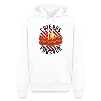 Hot Dog Adult Friends Forever - Männer Premium Bio Hoodie - Weiß - Vorne - Nico (187cm)