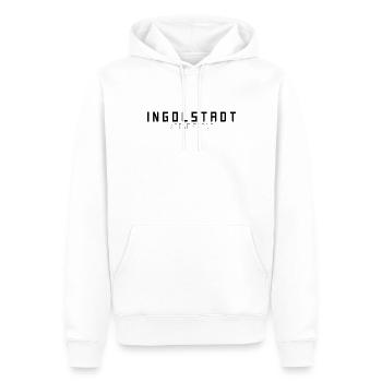 Ingolstadt Ma ville - Sweat à capuche Premium bio Homme - blanc - Devant - Nico (187cm)