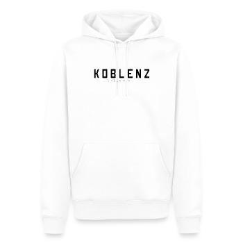 Koblenz Meine Stadt - Männer Premium Bio Hoodie - Weiß - Vorne - Nico (187cm)
