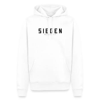 Siegen Meine Stadt - Männer Premium Bio Hoodie - Weiß - Vorne - Nico (187cm)