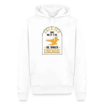 Falkner sind nicht faul Beizjagd Falknerei - Männer Premium Bio Hoodie - Weiß - Vorne - Nico (187cm)