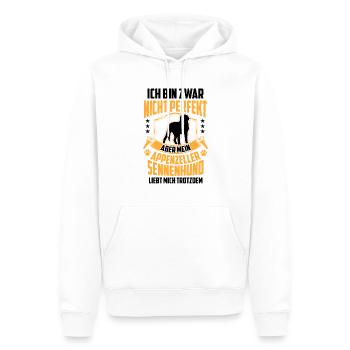 Mountain Dog loves me Appenzeller Mountain Dog - Sweat à capuche Premium bio Homme - blanc - Devant - Nico (187cm)