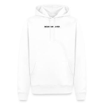 Wandern - Mountain Lover - Männer Premium Bio Hoodie - Weiß - Vorne - Nico (187cm)