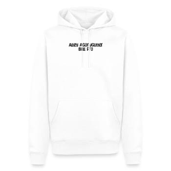 Bowling - Alley AgonyGutter Ball Pro - Männer Premium Bio Hoodie - Weiß - Vorne - Nico (187cm)