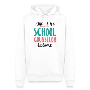 School Counselor Halloween That Is - Männer Premium Bio Hoodie - Weiß - Vorne - Nico (187cm)