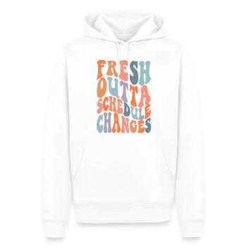 School Counselor Fresh Outta - Männer Premium Bio Hoodie - Weiß - Vorne - Nico (187cm)