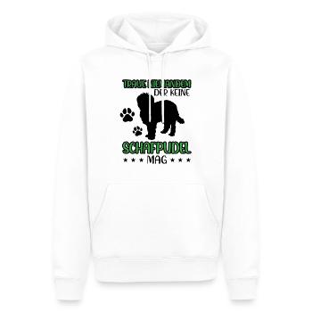 Sheep Poodle Don't Trust Herding Poodle - Men’s Premium Organic Hoodie - white - Front - Nico (187cm)