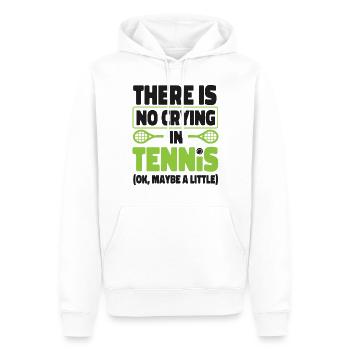 Funny Tennis Player Racket There - Men’s Premium Organic Hoodie - white - Front - Nico (187cm)