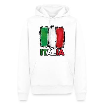 Italia Italiener Italienisch Italien - Männer Premium Bio Hoodie - Weiß - Vorne - Nico (187cm)