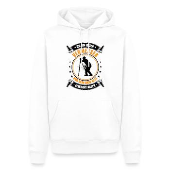 Ich bin dieser Vermessungstechniker Landvermesser - Männer Premium Bio Hoodie - Weiß - Vorne - Nico (187cm)