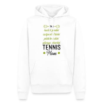 Funny Tennis Player Racket Mom I'm - Männer Premium Bio Hoodie - Weiß - Vorne - Nico (187cm)