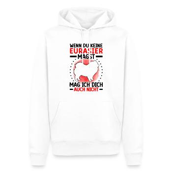 Eurasier mag dich auch nicht Eurasian Spitz - Männer Premium Bio Hoodie - Weiß - Vorne - Nico (187cm)