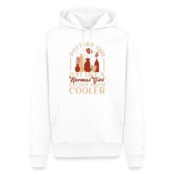 Pottery Ceramics Artist Girl - Männer Premium Bio Hoodie - Weiß - Vorne - Nico (187cm)